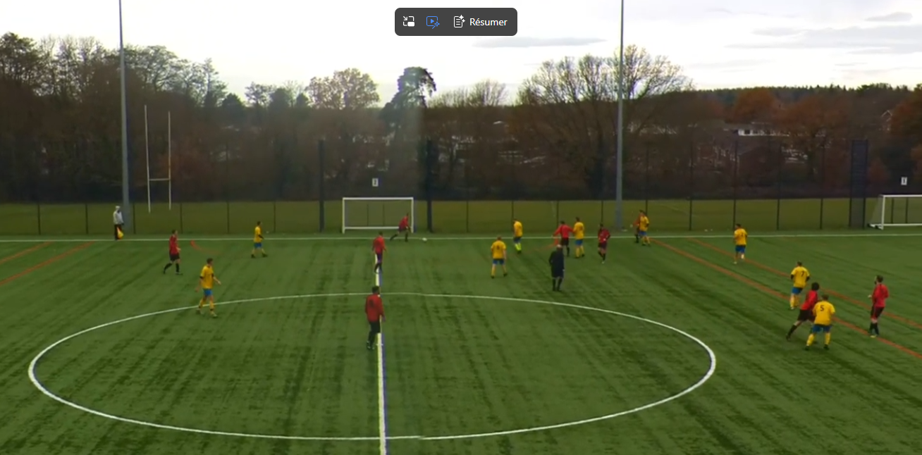 Football en situation de match