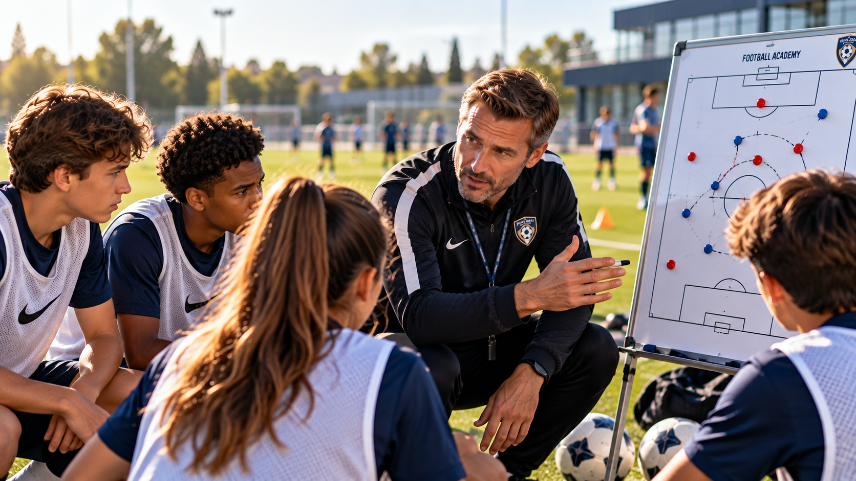 Brief tactique d’une académie de football